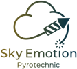 Schriftzug Sky Emotion Pyrotechnic